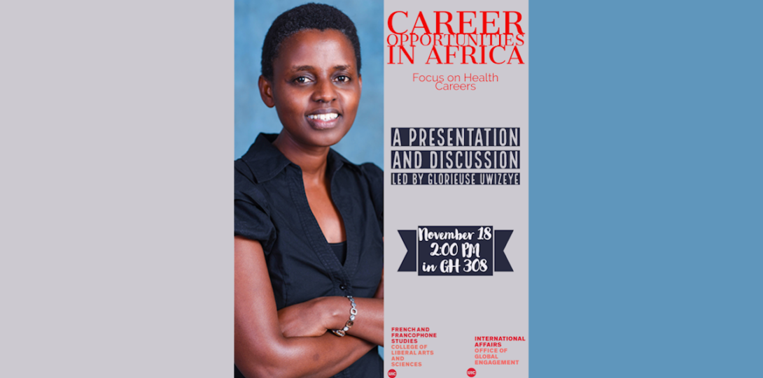 Glorieuse Uwizeye presentation on Career Opportunities in Africa