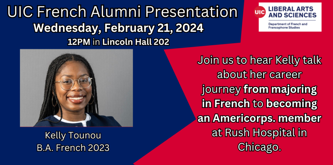 Kelly Tounou French Alumni Presentation: 14 March 2024