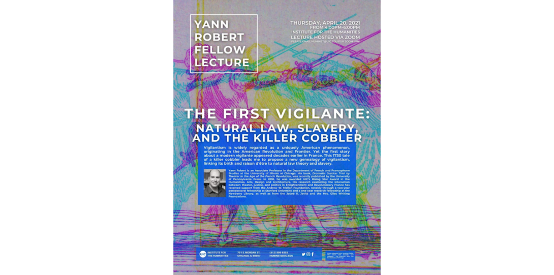 Yann Robert The First Vigilante lecture